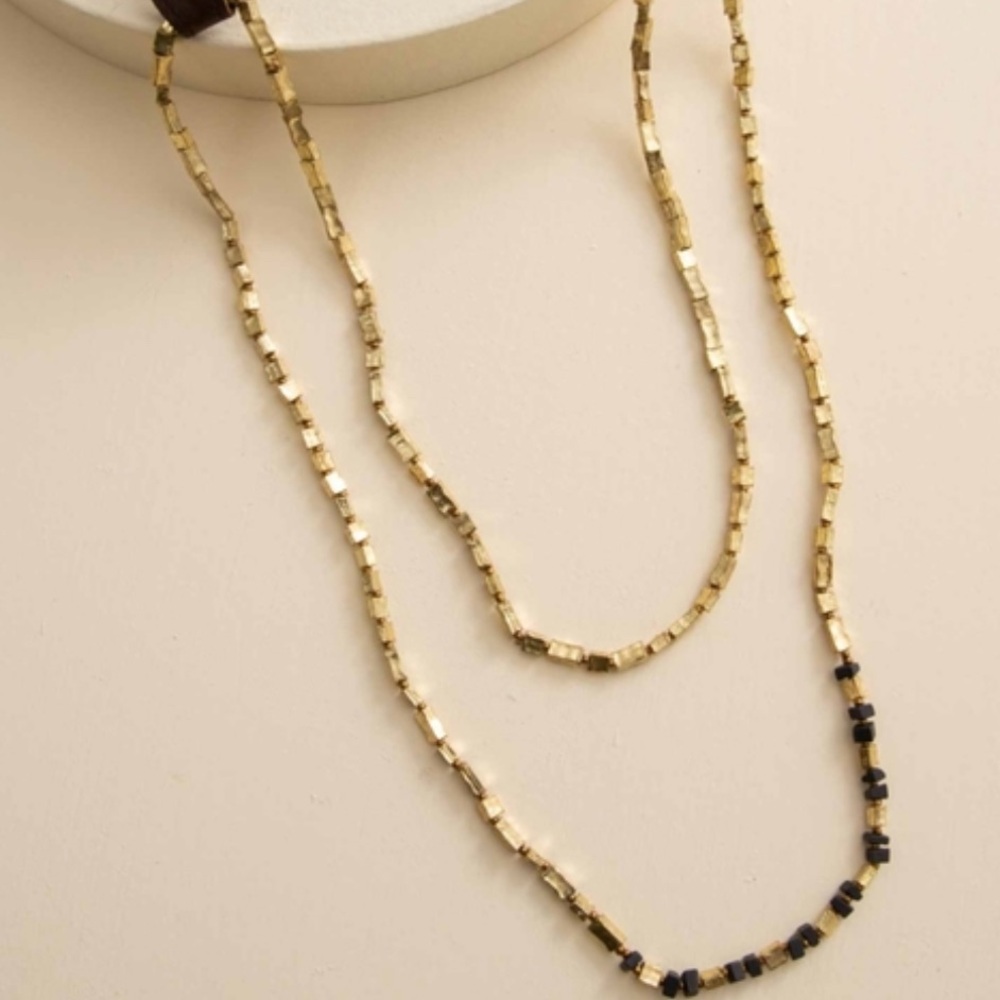 Noonday Collection Golden Rivers Necklace